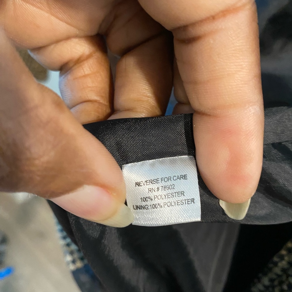 Patchwork Quilted Jacket - Black And Brown - image 4